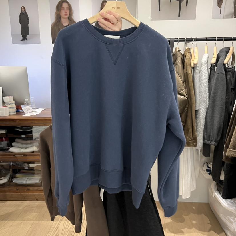 OURIN韓國代購㊣女士新品人氣25秋冬熱賣時尚職業休閑衛衣加絨OURIN衛衣