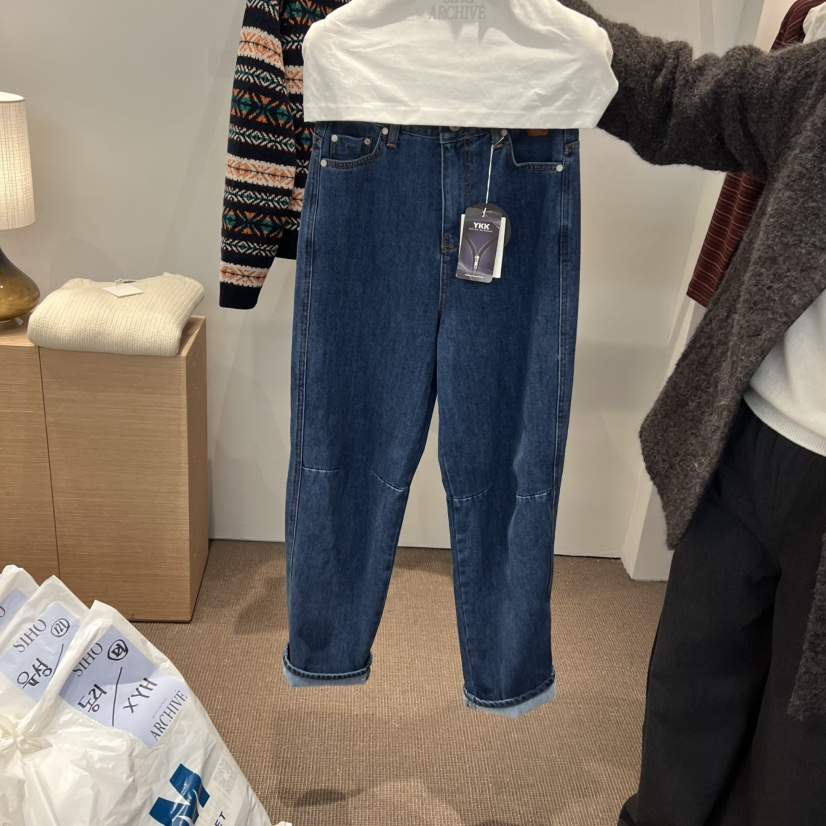 SIHO ARCHIVE韓國代購㊣女士新款休閑熱賣職業時尚25秋冬牛仔褲SIHO ARCHIVE牛仔褲