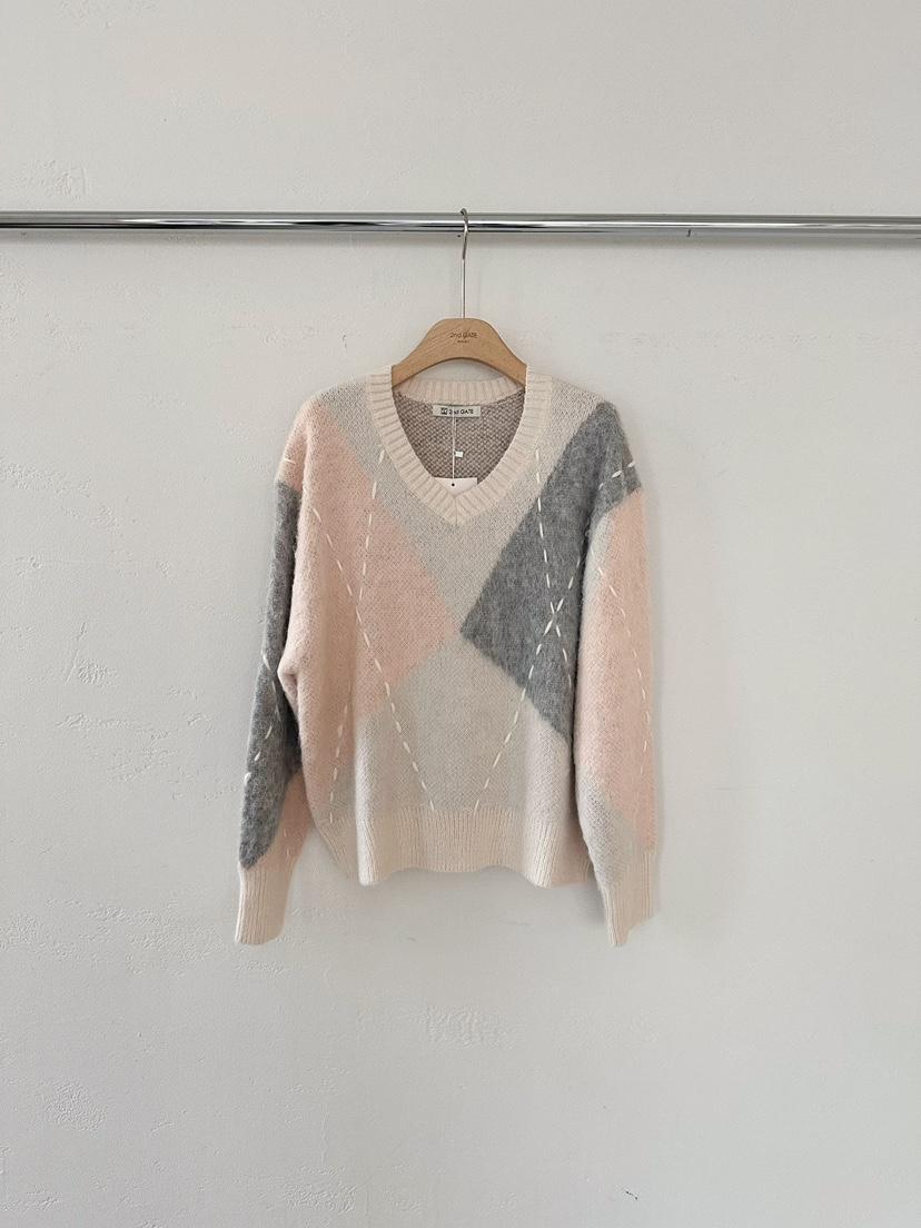 2ND GATE韓國代購㊣女士新款時尚休閑人氣熱賣推薦25秋冬針織衫2ND GATE針織衫