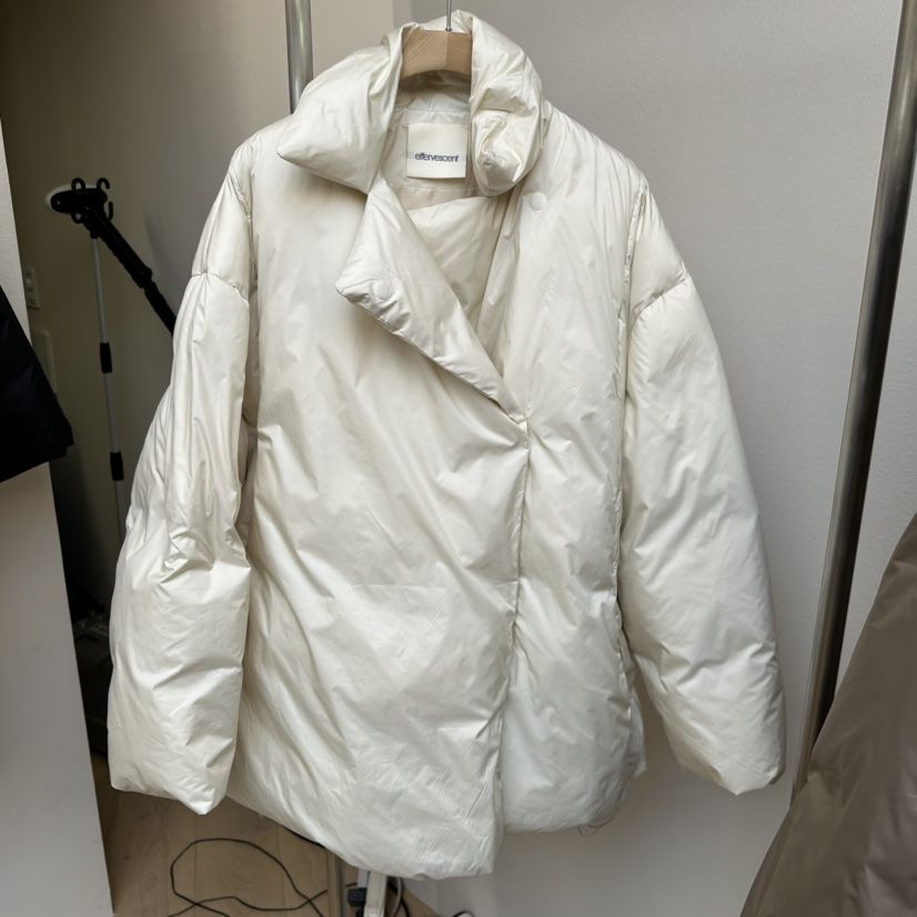 EFFERVESCENT韓國代購㊣女士新品職業人氣25秋冬短款羽絨服鵝evc/effervescent短款羽絨服