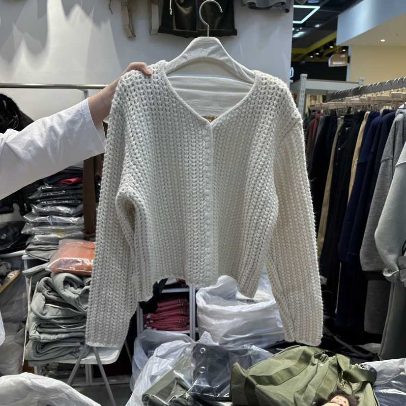 WASHBLUE東大門㊣直郵女士新品時尚25秋冬推薦休閑毛衣開衫WASHBLUE毛衣