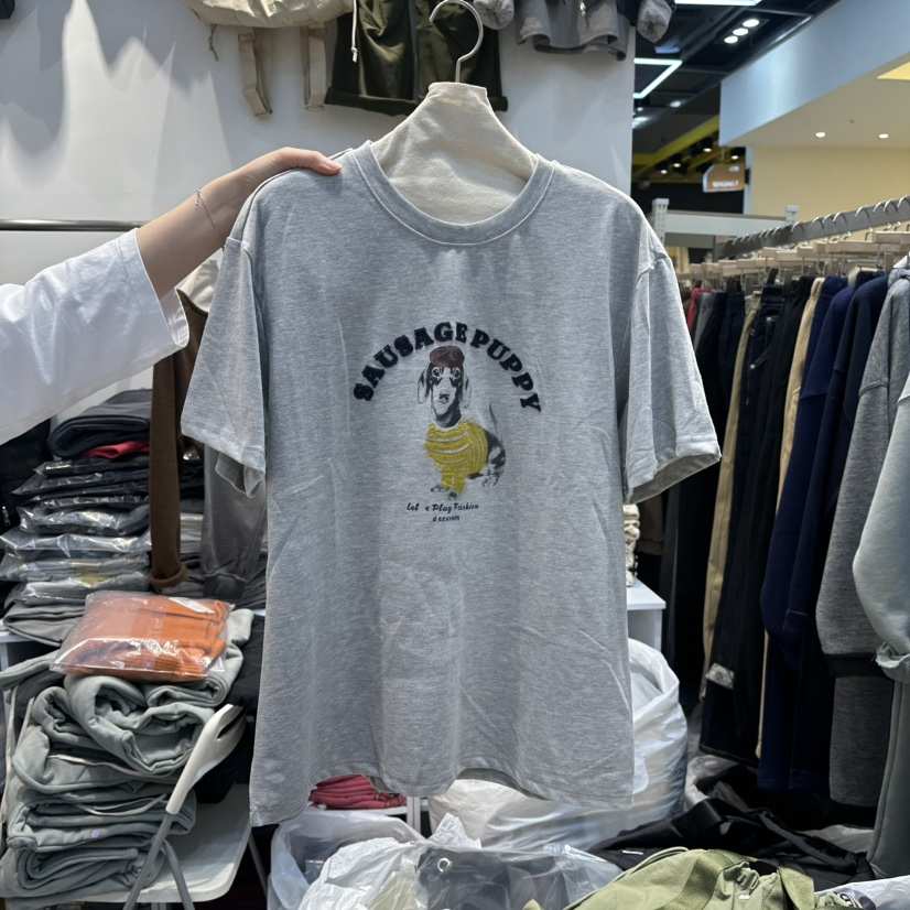 WASHBLUE韓國代購㊣女裝新款25秋冬人氣熱賣時尚職業休閑T恤WASHBLUET恤