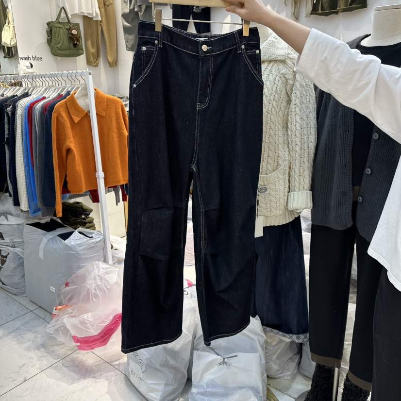 WASHBLUE東大門㊣代購女士新品休閑熱賣推薦時尚25秋冬牛仔褲WASHBLUE牛仔褲