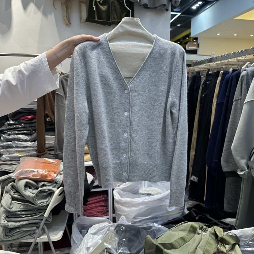 WASHBLUE東大門㊣代購女士新品職業休閑推薦針織衫羊毛開衫WASHBLUE針織衫