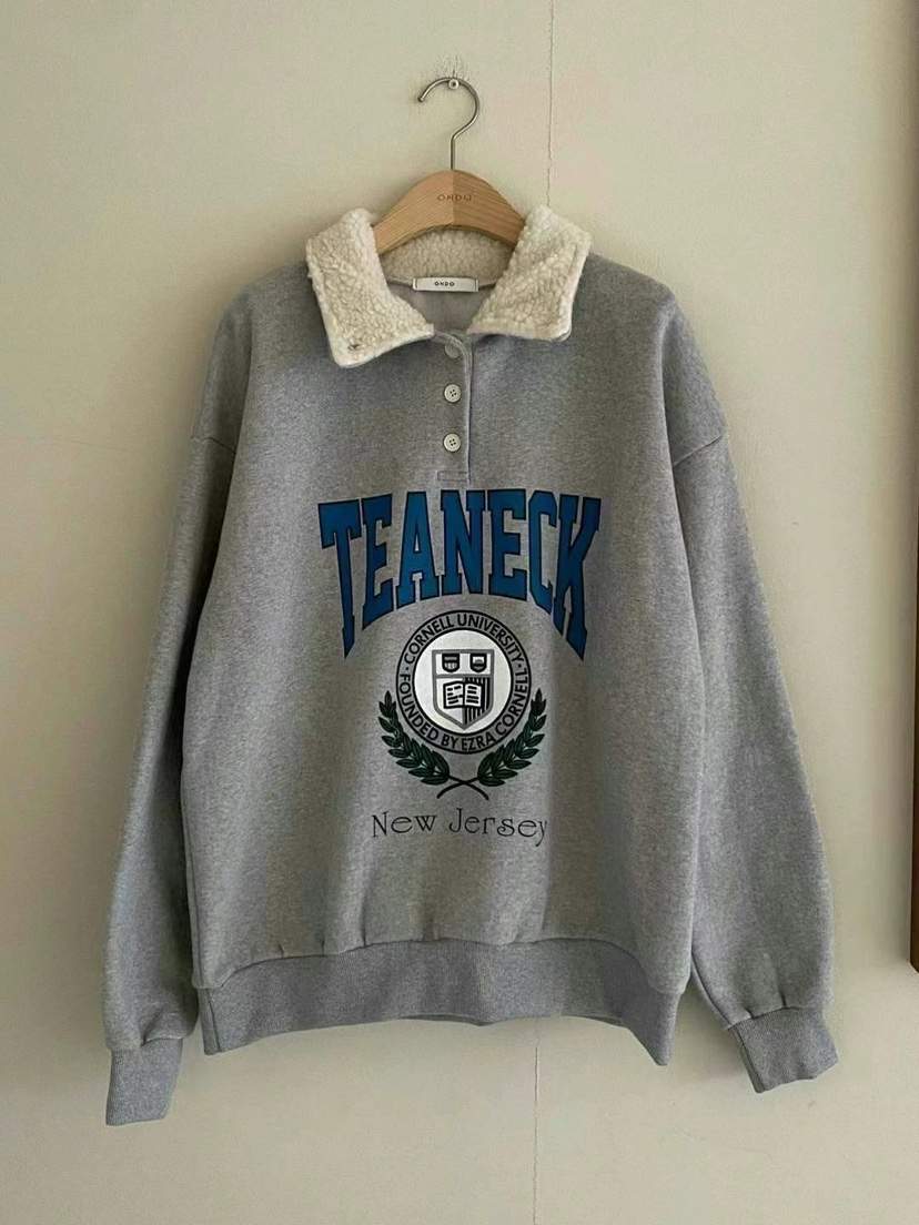 ONDO-P東大門㊣實拍女士新款25秋冬推薦人氣熱賣職業衛衣羊毛ONDO-P衛衣