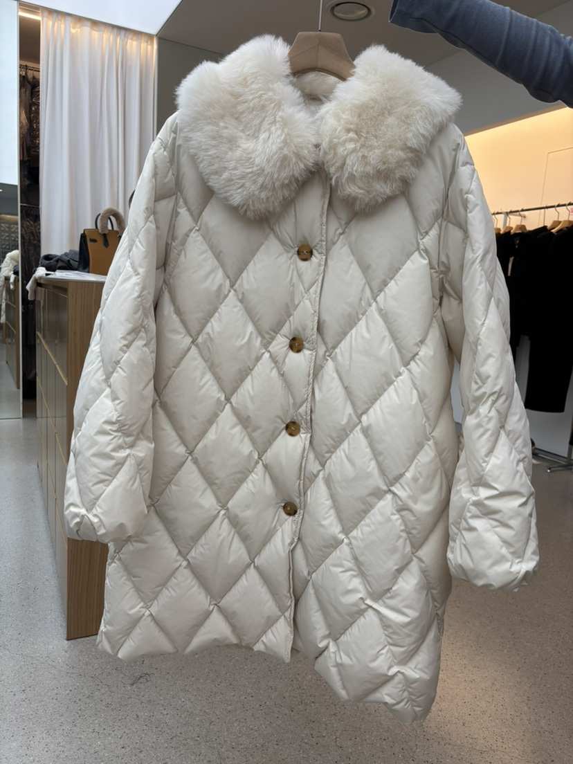 JUJU韓國代購㊣女士新款職業25秋冬推薦長款羽絨服絎縫鵝絨JUJU長款羽絨服