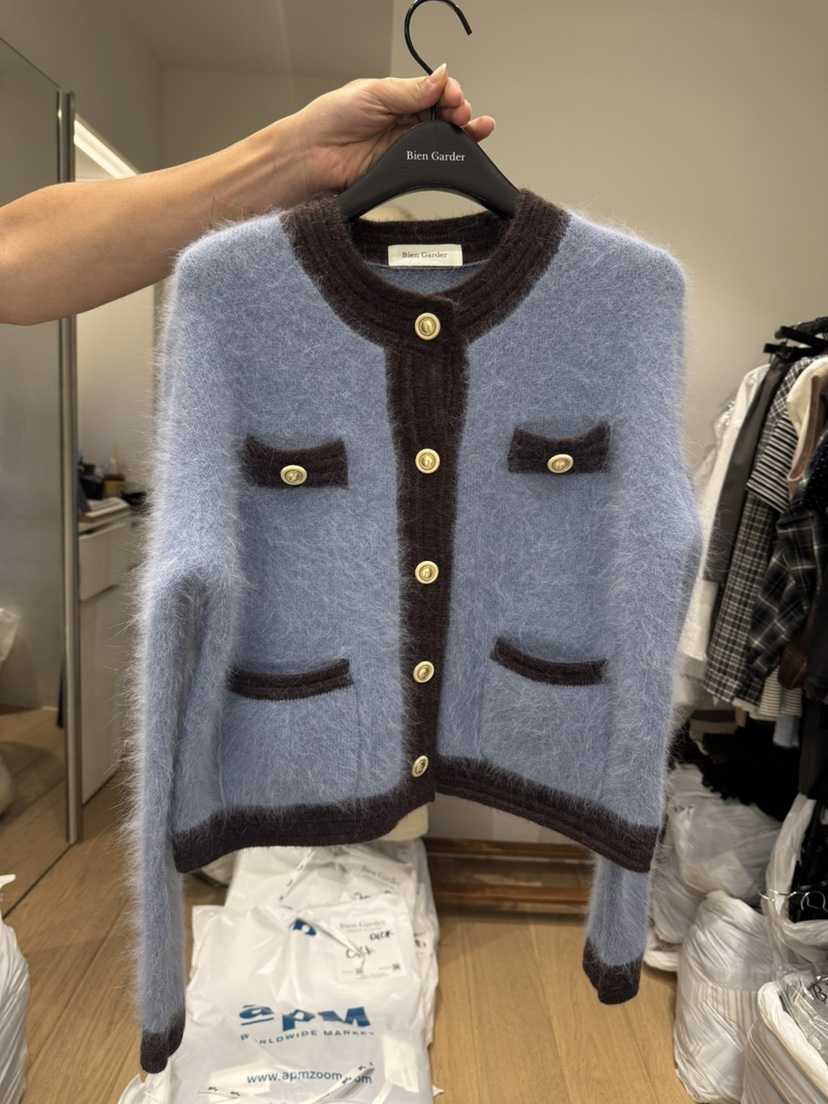 BIEN GARDER東大門㊣代購女裝新品25秋冬熱賣針織衫安哥拉BIEN GARDER針織衫