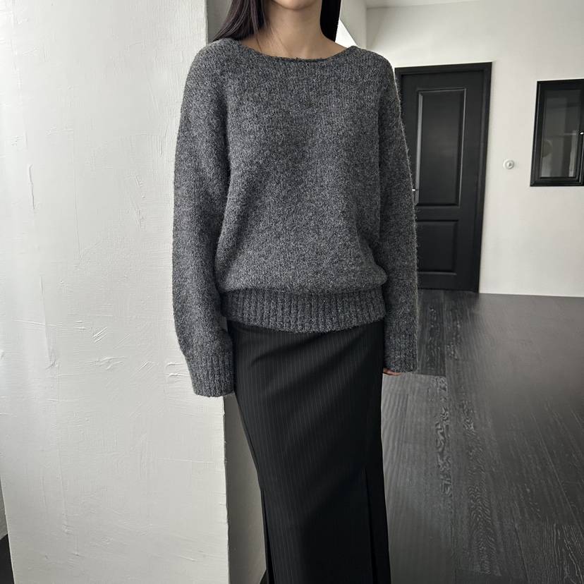 MOMENT東大門㊣實拍女裝新款休閑熱賣推薦時尚職業針織衫V領MOMENT/RECOVER針織衫