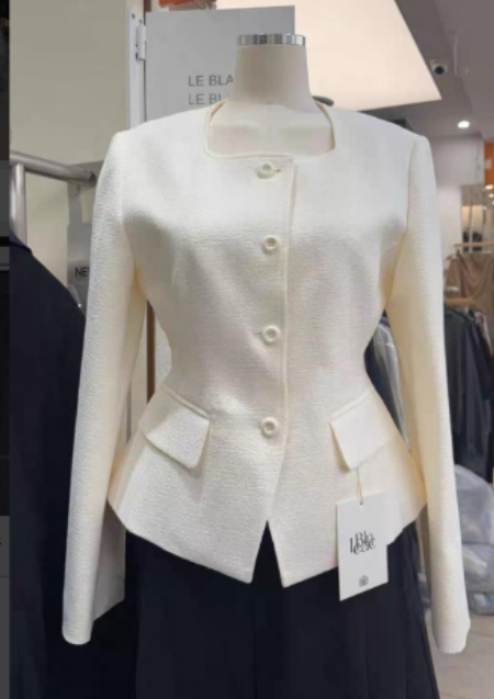 LE BLANC韓國代購㊣女裝新品時尚休閑職業人氣推薦25秋冬夾克LE BLANC夾克