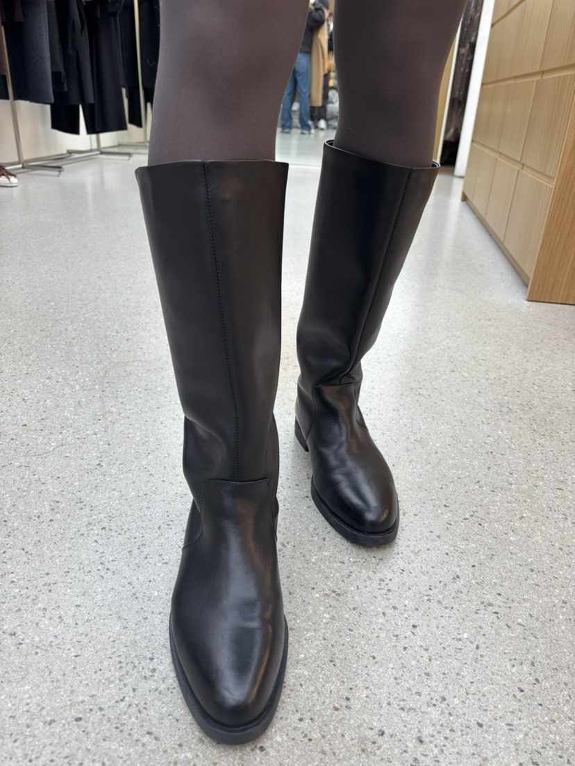 JUJU韓國直郵㊣女士新品職業休閑人氣25秋冬熱賣時尚推薦靴子JUJU靴子