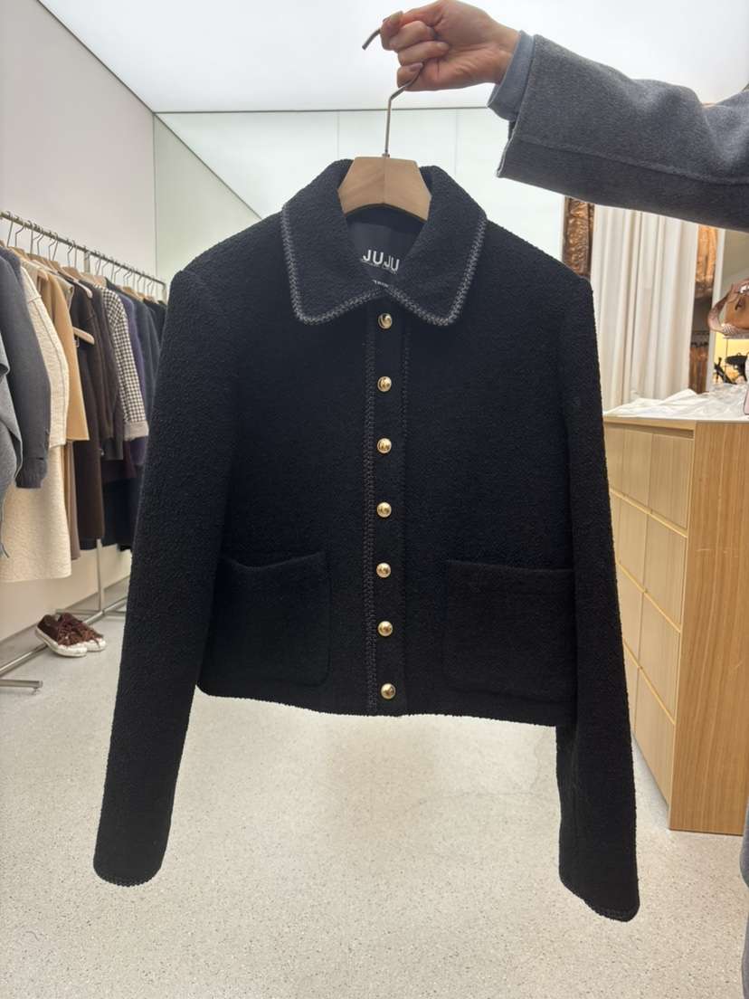 JUJU韓國代購㊣女裝新款休閑時尚職業推薦人氣25秋冬熱賣夾克JUJU夾克
