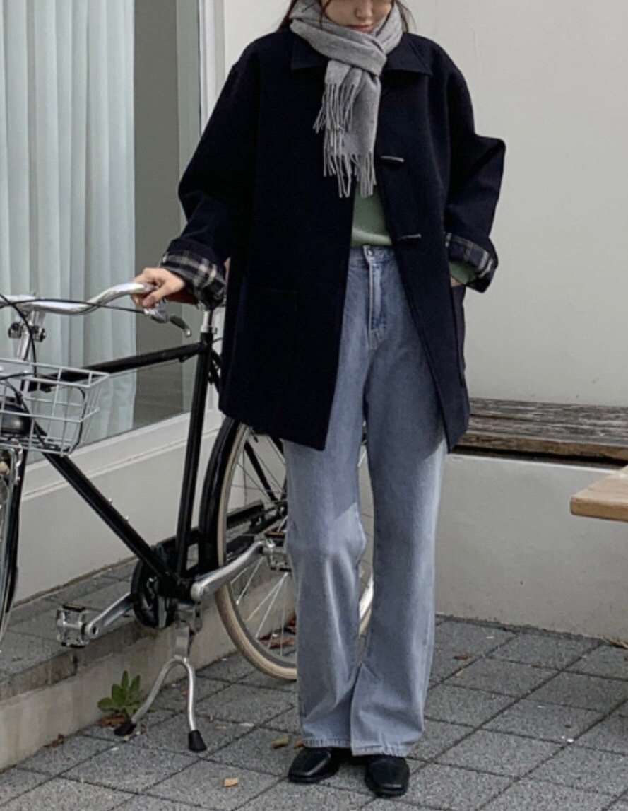 WOOD東大門㊣直郵女裝新款人氣熱賣職業時尚推薦25秋冬短款大衣WOOD短款大衣