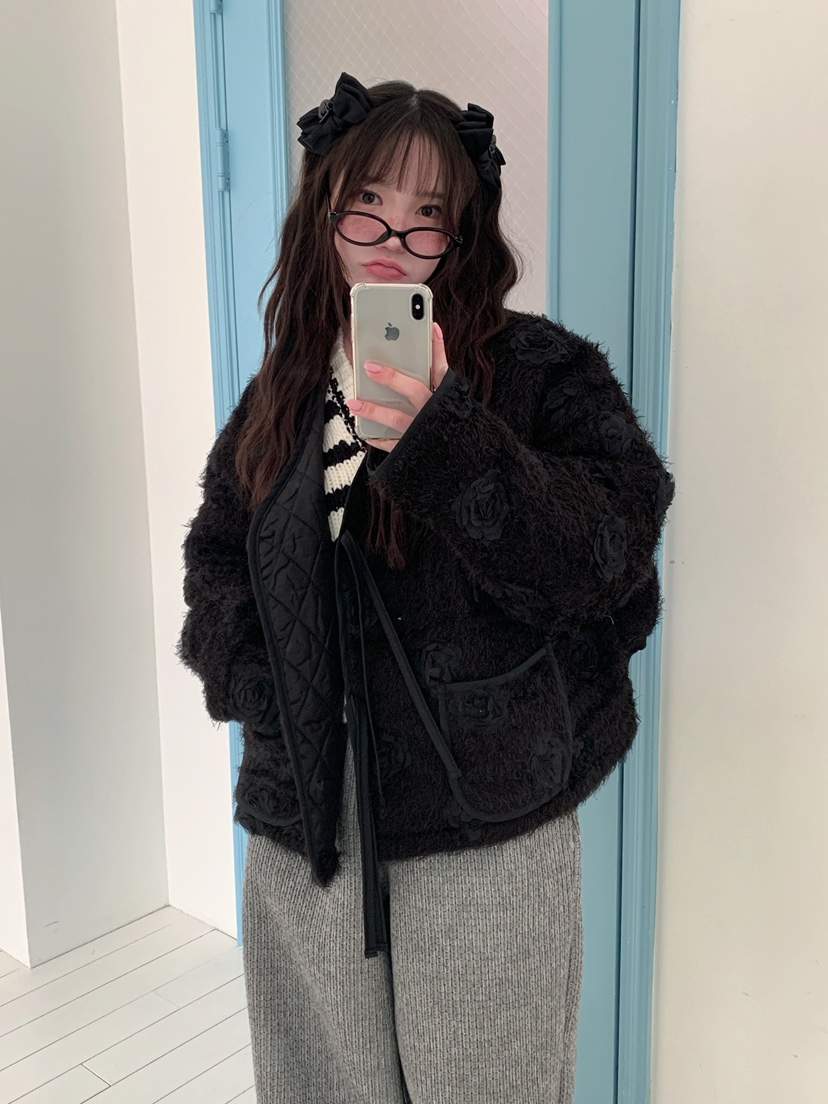 MAISONDEGLORY韓國直郵㊣女裝新款時尚人氣休閑25秋冬短款大衣MAISON DE GLORY短款大衣