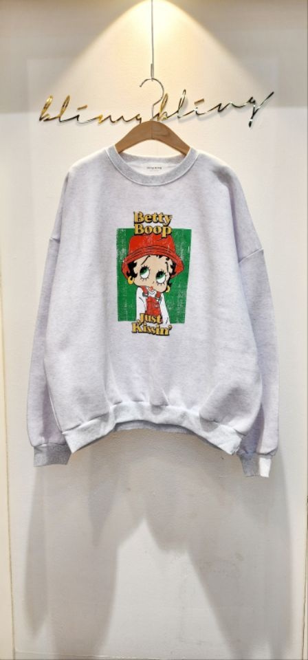 BLING BLING-S韓國直郵㊣女士新品職業休閑熱賣人氣25秋冬衛衣BLING BLING-S衛衣