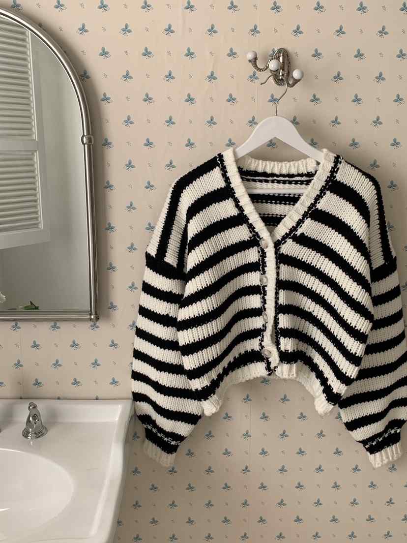 MAISONDEGLORY韓國直郵㊣女裝新品休閑推薦針織衫奶油色羊毛衫MAISON DE GLORY針織衫