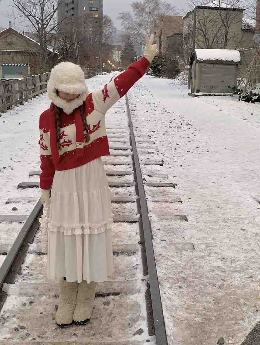 FRILL-T東大門㊣直郵女士新品休閑熱賣職業時尚推薦25秋冬長裙FRILL-T長裙