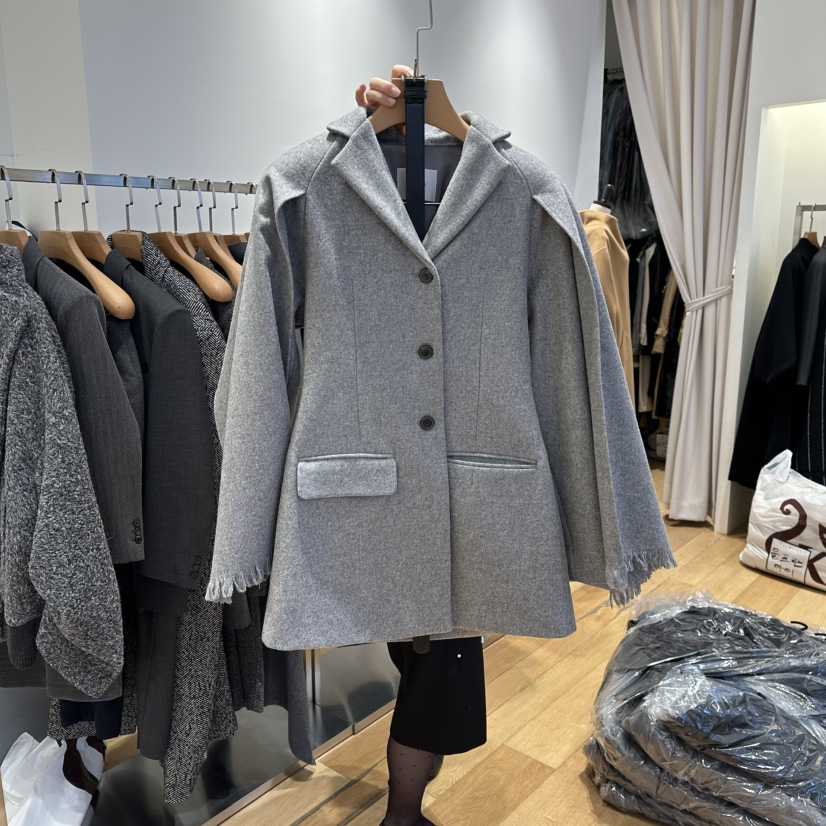 VAN NZILL東大門㊣直郵女裝新品推薦25秋冬人氣中長款大衣VAN NZILL中長款大衣