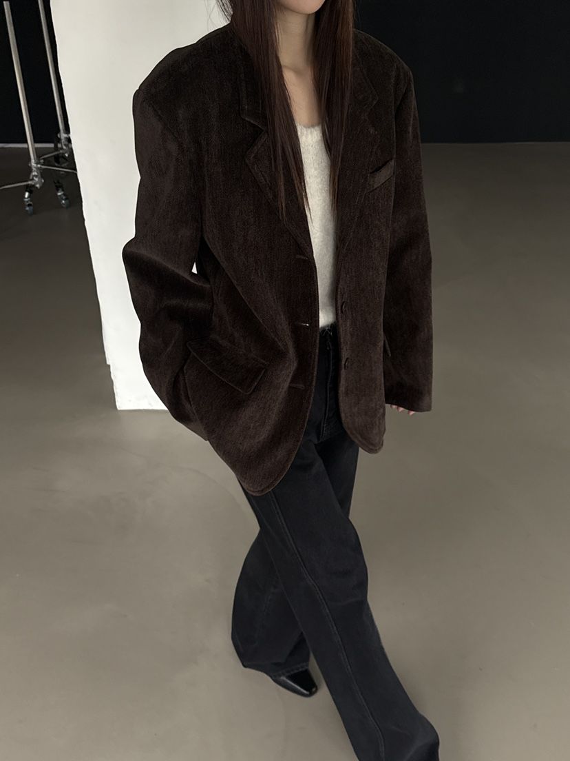 BOOMBINE東大門㊣直郵女裝新品職業推薦熱賣人氣時尚25秋冬夾克BOOMBINE夾克