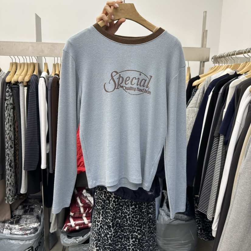 SPECIAL韓國直郵㊣女士新款推薦熱賣職業人氣休閑時尚長袖T恤SPECIAL長袖T恤
