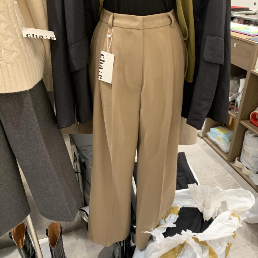 CHAE韓國代購㊣女裝新品推薦時尚25秋冬人氣熱賣職業休閑褲CHAE休閑褲