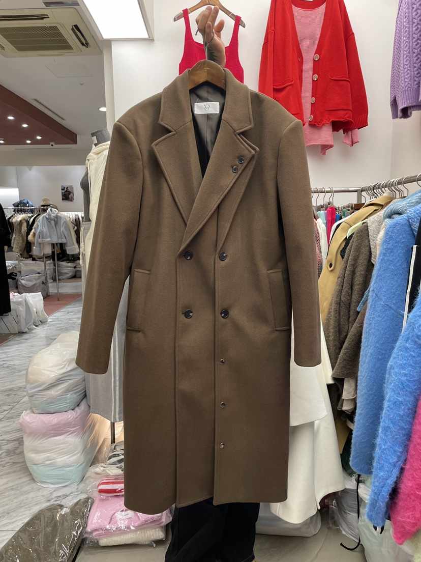 PAIRING東大門㊣代購女士新品休閑推薦人氣25秋冬中長款大衣羊毛PAIRING中長款大衣