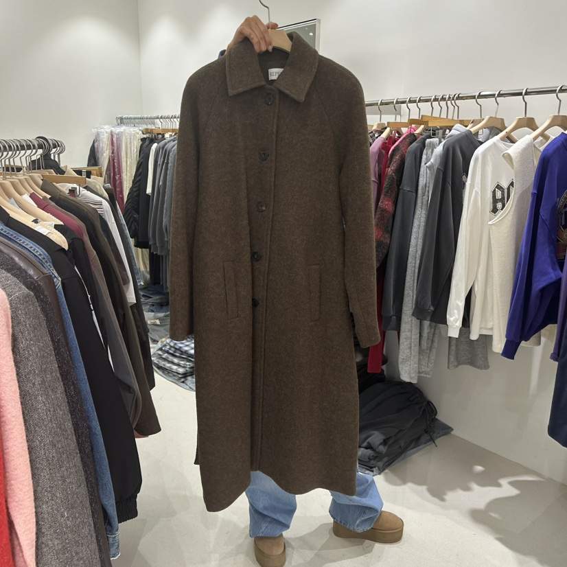 REPELLER東大門㊣實拍女裝新款人氣熱賣休閑25秋冬長款風衣REPELLER長款風衣