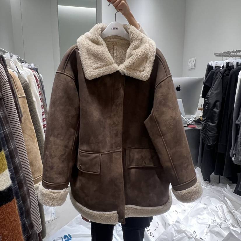 NUESE東大門㊣直郵女士新品時尚職業熱賣人氣休閑中長款大衣NUESE中長款大衣