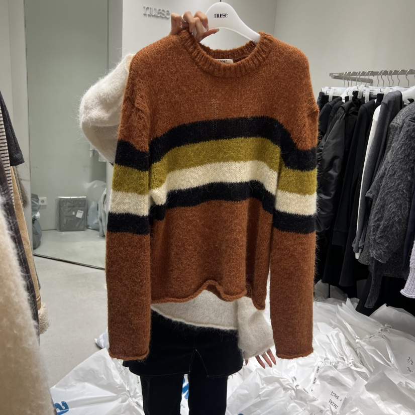 NUESE韓國代購㊣女士新品職業熱賣休閑推薦時尚人氣25秋冬針織衫NUESE針織衫