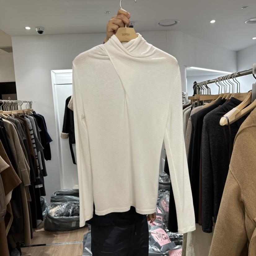 LEWIN東大門㊣直郵女裝新款25秋冬熱賣推薦時尚長袖T恤羊毛LEWIN長袖T恤