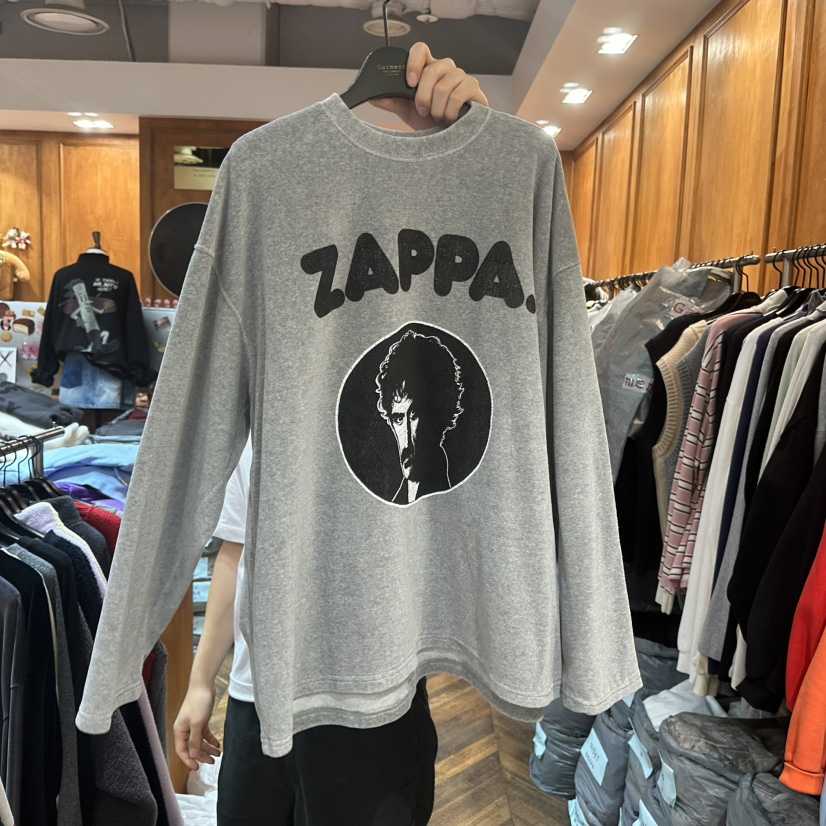 GARMENT-P東大門㊣直郵女士新款時尚推薦熱賣長袖T恤天鵝絨GARMENT長袖T恤