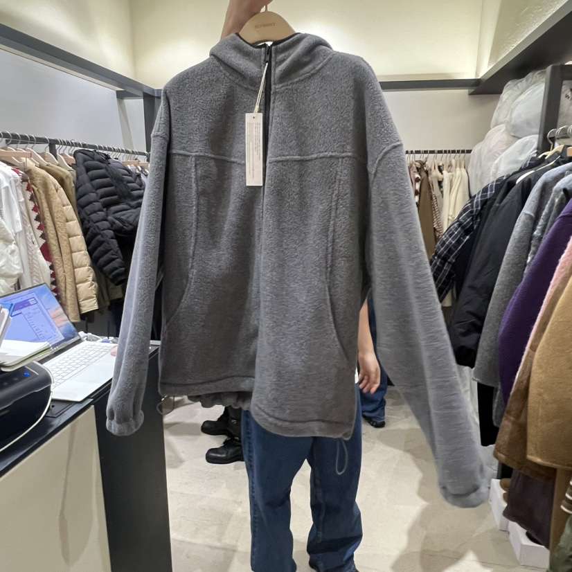 SELF SERVICE韓國代購㊣女裝新品熱賣休閑25秋冬職業夾克抓絨SELF SERVICE夾克