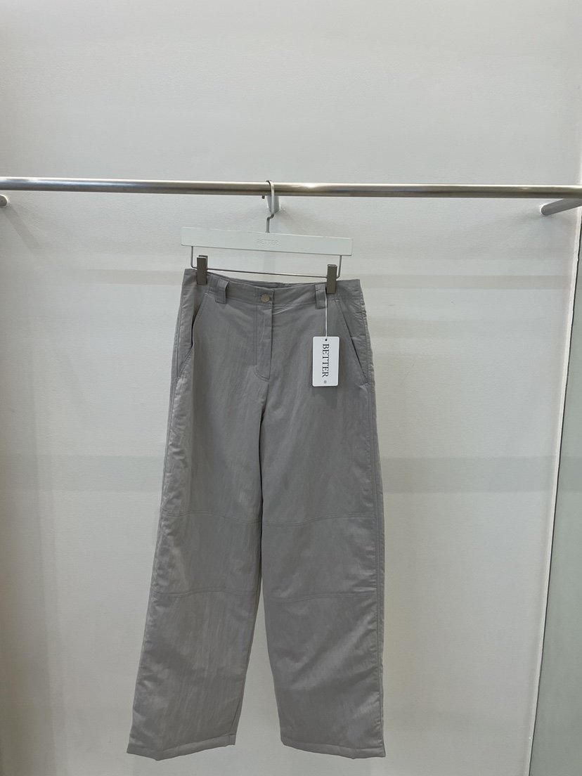 BETTER東大門㊣實拍女裝新品熱賣職業25秋冬推薦休閑褲填充BETTER休閑褲