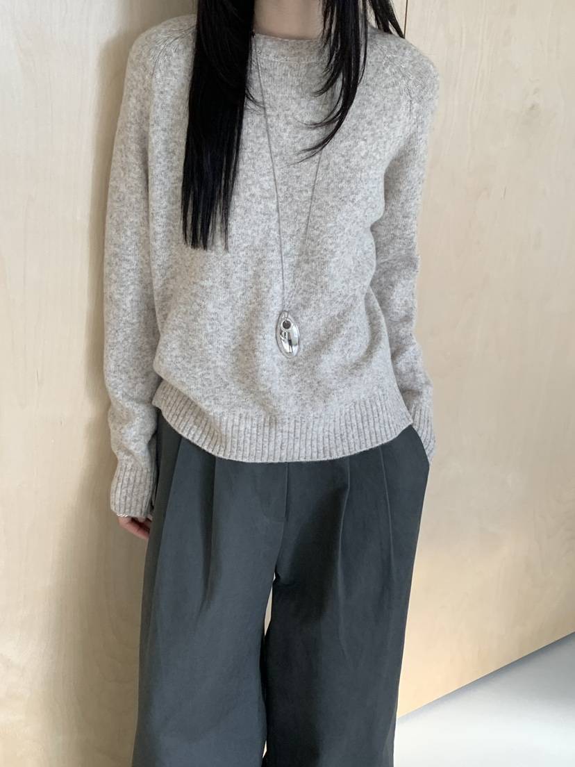 RIVER RAIN韓國代購㊣女士新款推薦職業休閑針織衫不含項鏈RIVER RAIN針織衫