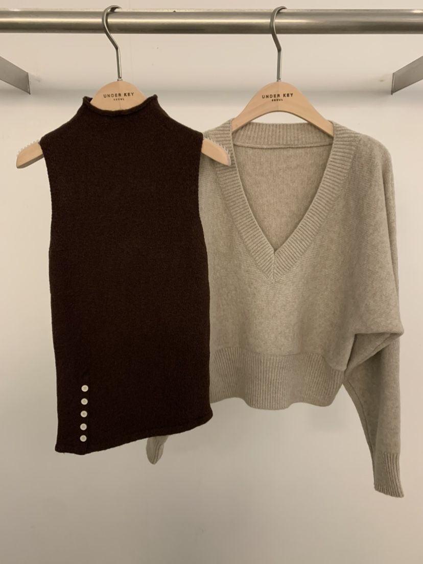 UNDER KEY東大門㊣實拍女士新品推薦時尚25秋冬熱賣套裝羊毛UNDER KEY套裝