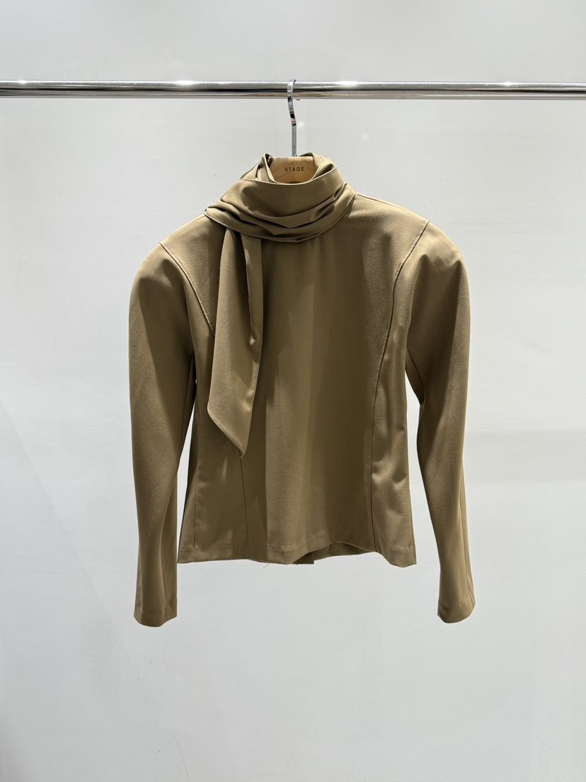 STAGE東大門㊣直郵女士新款人氣職業推薦熱賣25秋冬襯衫蕾絲衫STAGE襯衫/蕾絲衫