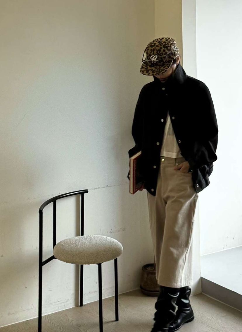 GENTLE B/LOVENTINA東大門㊣實拍女裝新品推薦夾克絨面革GENTLE B/LOVENTINA夾克