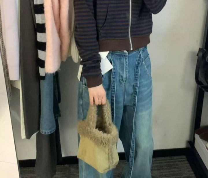 TROUVAILLE東大門㊣實拍女裝新款熱賣職業時尚手拿包腋下包TROUVAILLE手拿包/腋下包