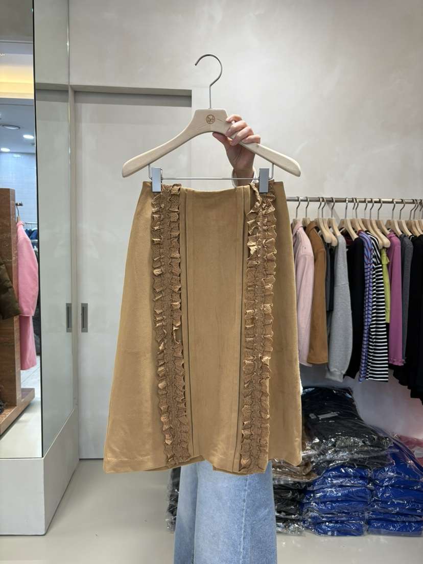 LIVE AID-P韓國代購㊣女裝新款人氣熱賣休閑半身裙中短裙LIVE AID-P半身裙/中短裙