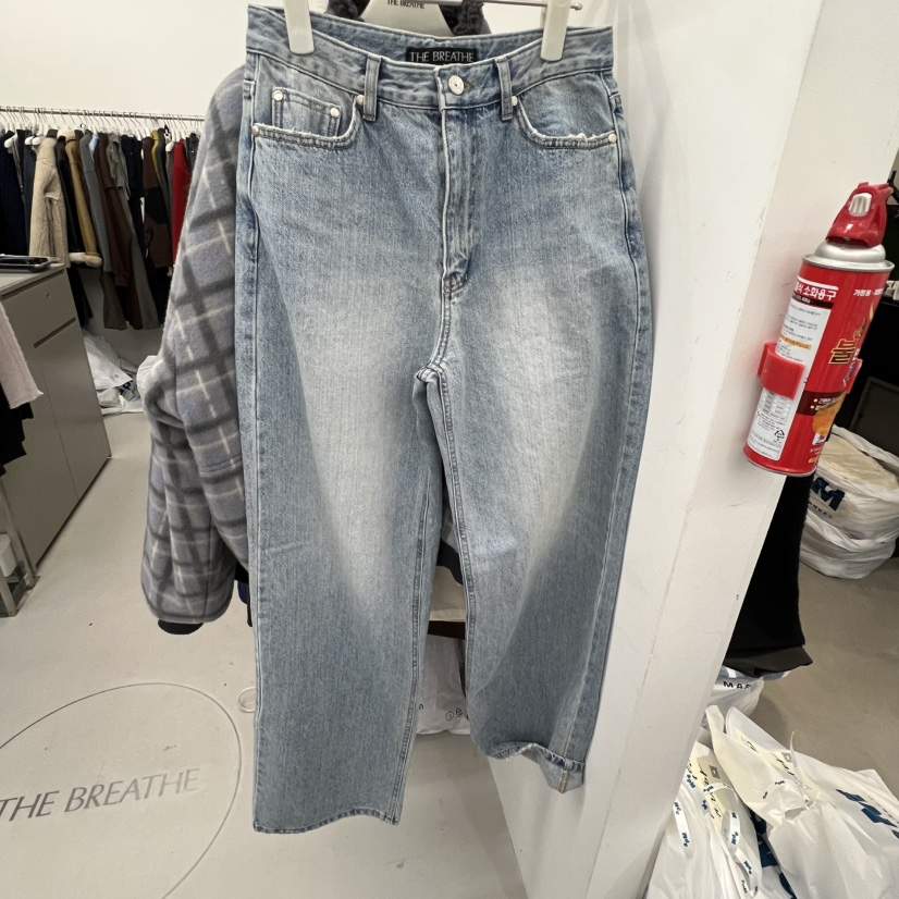 BREATHE東大門㊣實拍女士新款推薦休閑熱賣時尚職業25秋冬牛仔褲BREATHE牛仔褲