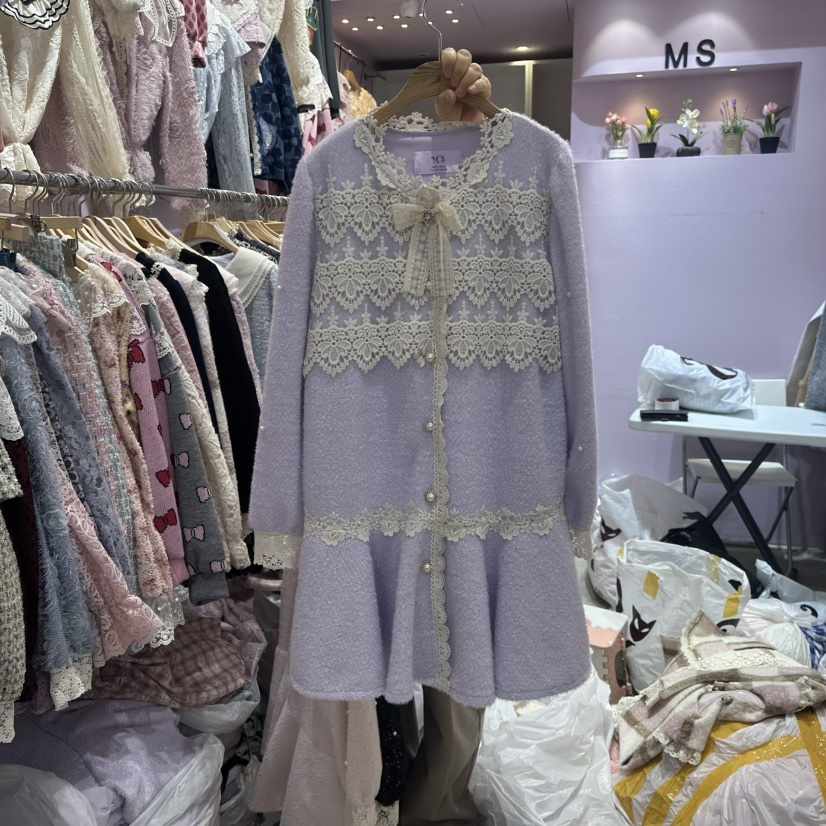 MS韓國代購㊣女士新款推薦25秋冬職業人氣時尚休閑熱賣連衣裙MS連衣裙