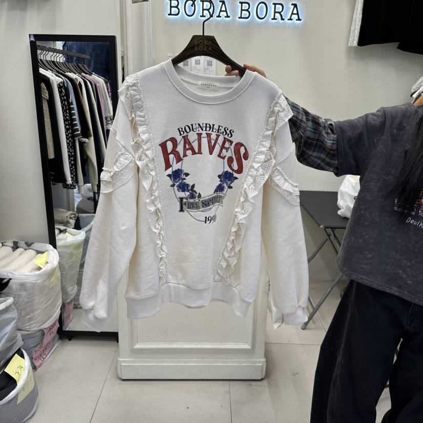 BORA BORA東大門㊣直郵女士新品熱賣25秋冬衛衣不含腰包加絨BORA BORA衛衣