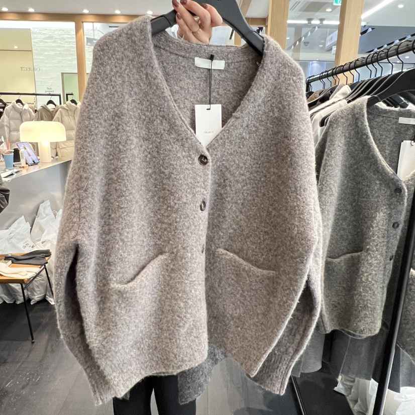 OBJECT東大門㊣實拍女士新品推薦休閑熱賣人氣針織衫羊毛開衫OBJECT針織衫