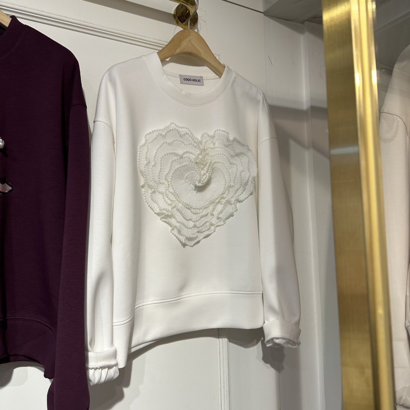 COCO HOLIC東大門㊣代購女裝新品熱賣職業時尚推薦25秋冬衛衣COCO HOLIC衛衣