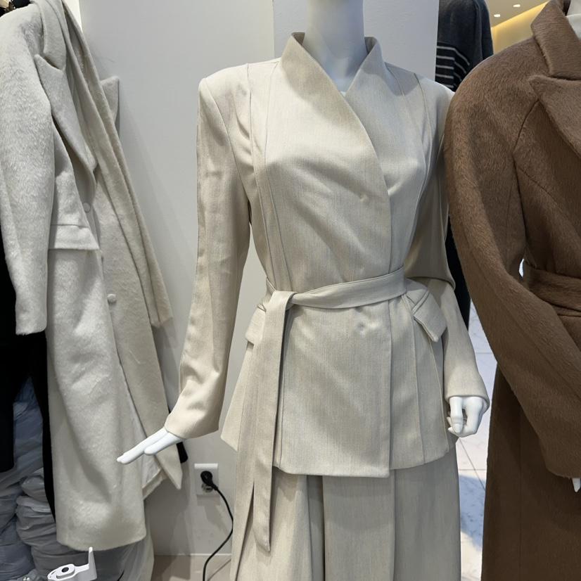 SENSIBLE-S韓國代購㊣女士新款休閑熱賣時尚套裝兩件套羊毛SENSIBLE套裝