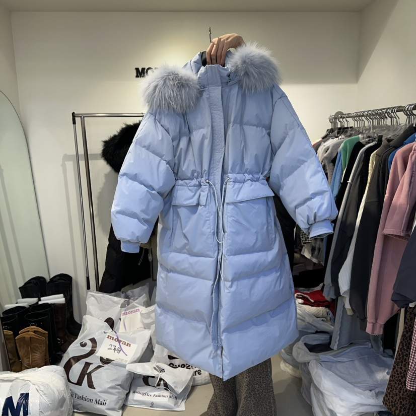 MORAN東大門㊣直郵女裝新款推薦人氣25秋冬時尚長款羽絨服鵝絨MORAN/MOSCO長款羽絨服