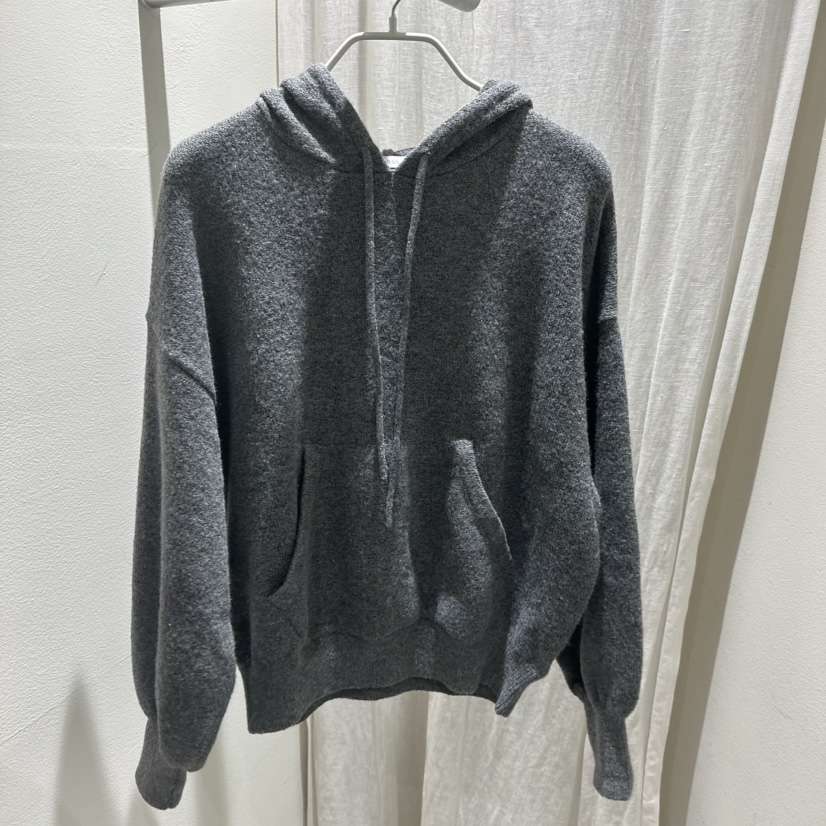 MARAN-P韓國直郵㊣女裝新款推薦25秋冬休閑針織衫口袋連帽MARAN針織衫