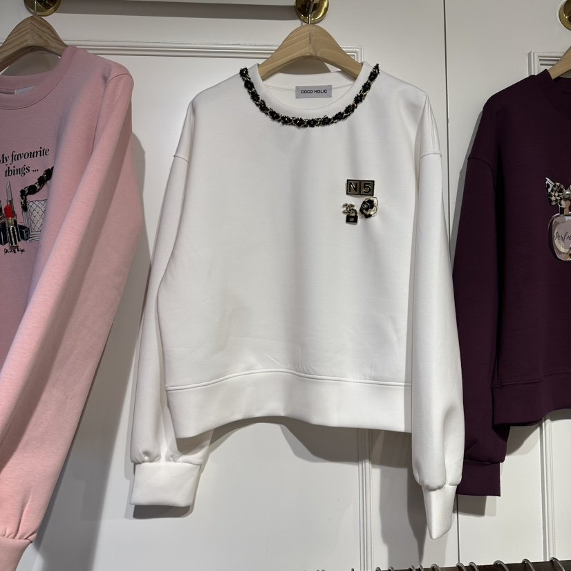 COCO HOLIC東大門㊣代購女士新品25秋冬推薦職業人氣休閑衛衣COCO HOLIC衛衣