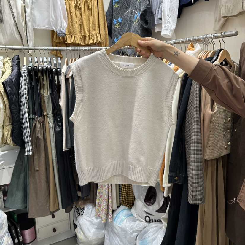 BIKINI東大門㊣直郵女裝新款休閑25秋冬熱賣時尚推薦人氣馬甲BIKINI馬甲