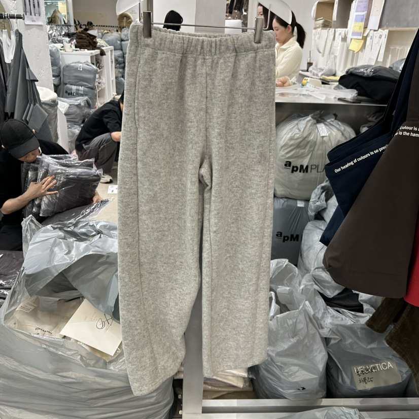 HELVETICA東大門㊣直郵女士新款25秋冬職業休閑休閑褲羊毛混紡HELVETICA休閑褲