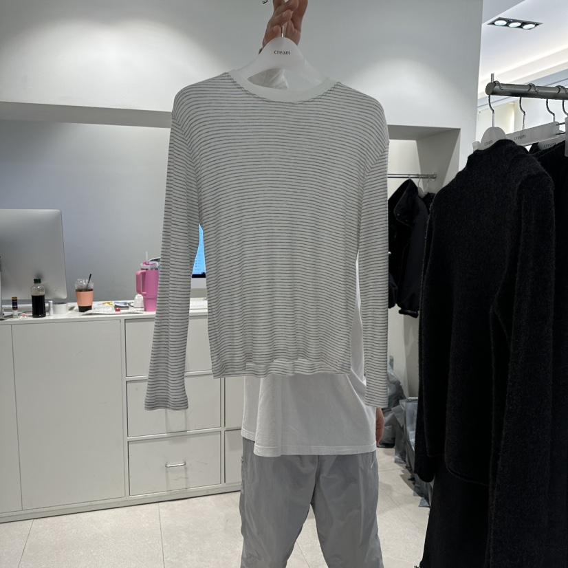 CREAM-P韓國代購㊣女裝新品推薦職業休閑時尚25秋冬長袖T恤CREAM-P長袖T恤